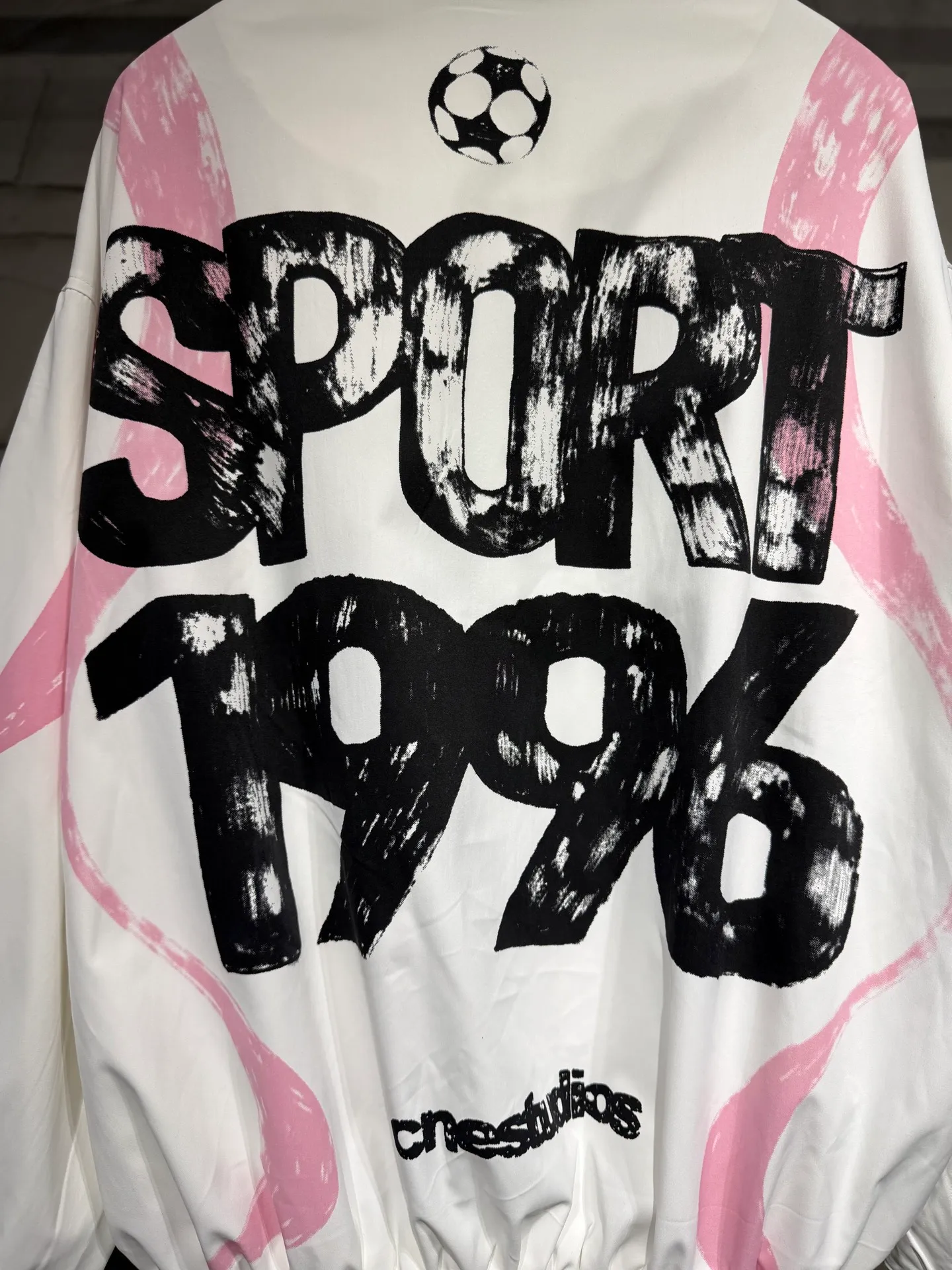 Acne studios World Cup Fashion Football Series Capsule Jacket Printed Jacket A capsule Series full of fun. Doodles, sketches and handwriting are all transformed into intentional designs. Imperfect lines and intuitive brushstrokes create a sense of reality, like a signed jersey or a message in the locker room. Each item carries a story, a memory, and a signature. Size: SML Color: Black, White